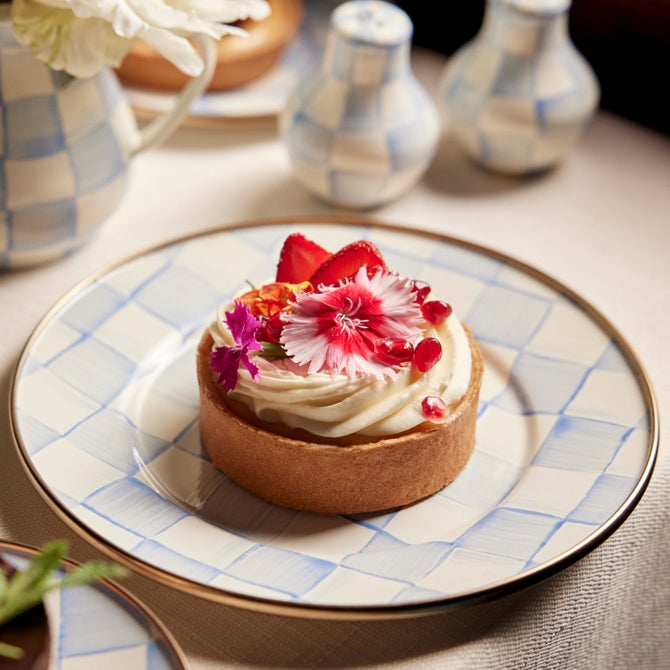 Sky Check Salad/Dessert Plate image number 10