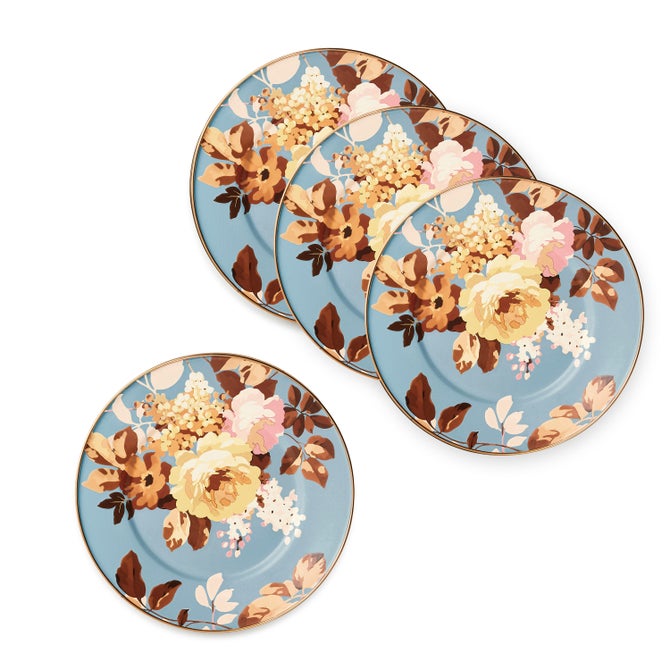 Wild Rose Slate Salad Plates, Set of 4 image number 0