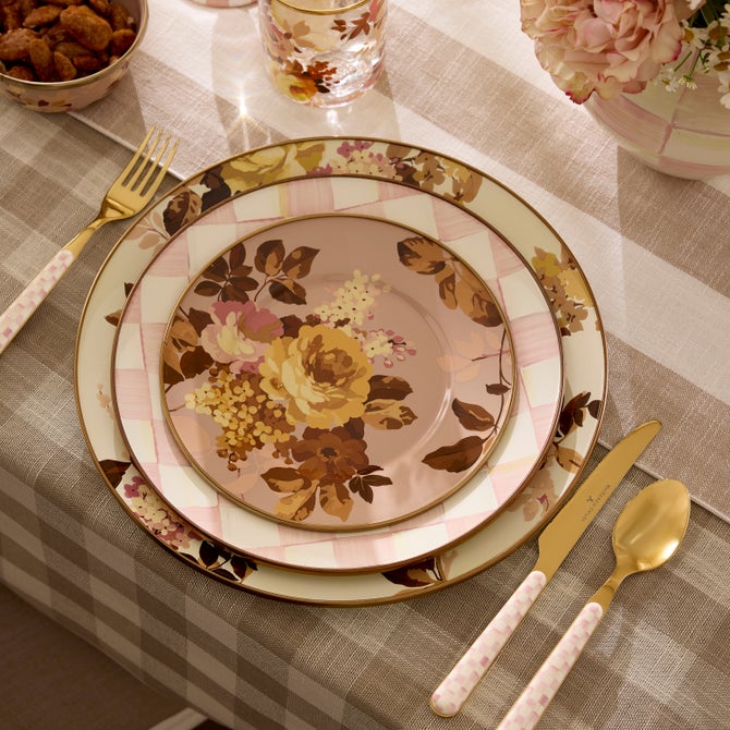Wild Rose Mauve Salad/Dessert Plate image number 1