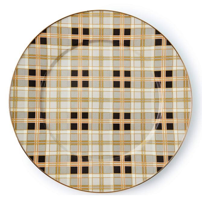 Tartan Mocha Serving Platter image number 0