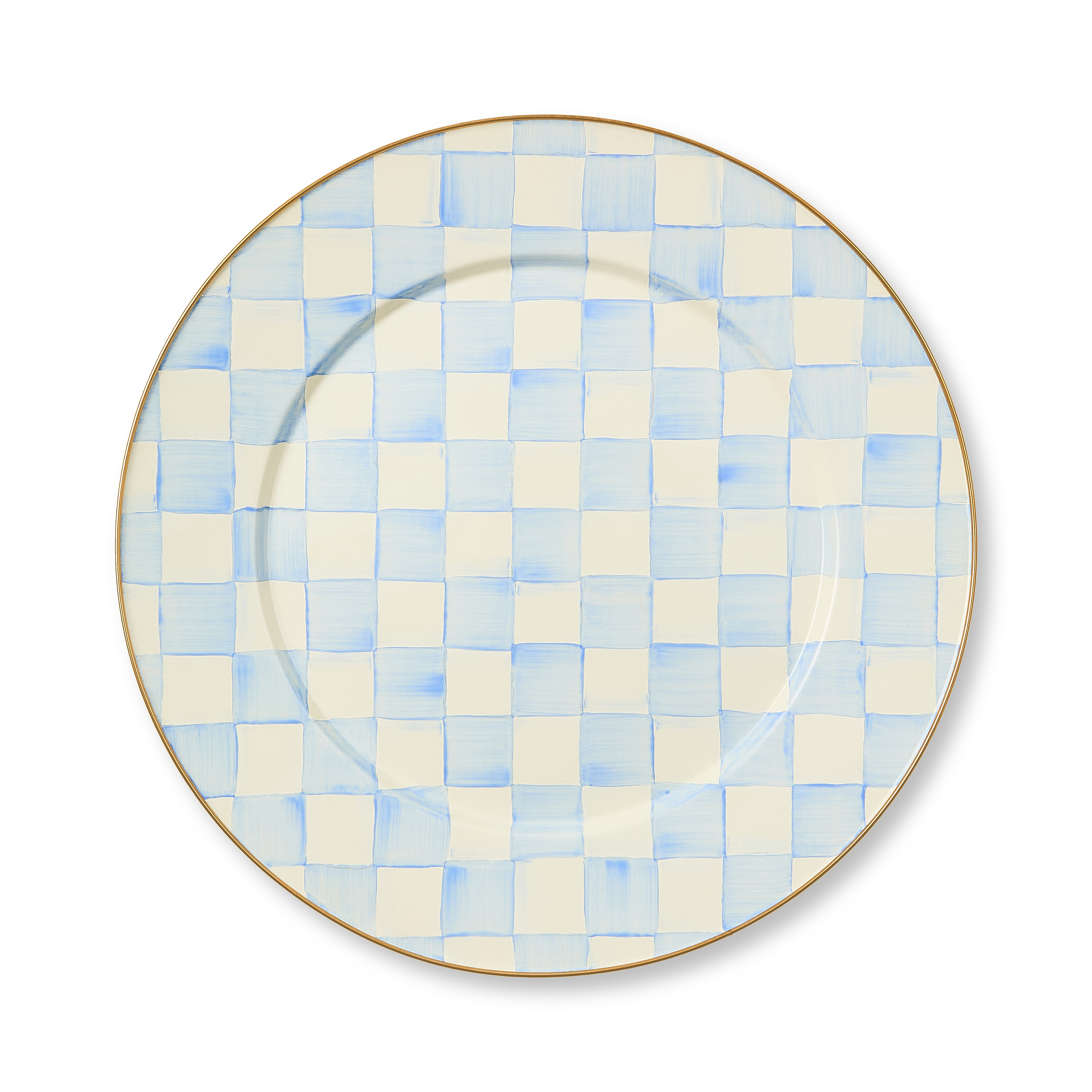 MacKenzie-Childs Sky Check Serving Platter