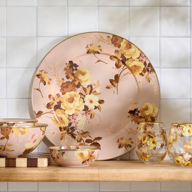 Wild Rose Mauve Serving Platter image number 1