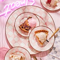 Rosy Check Serving Platter