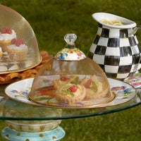 White Flower Market Serving Platter