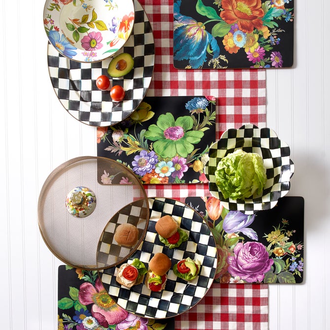 Courtly Check Serving Platter image number 10