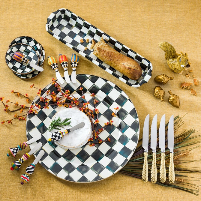 Courtly Check Serving Platter image number 9