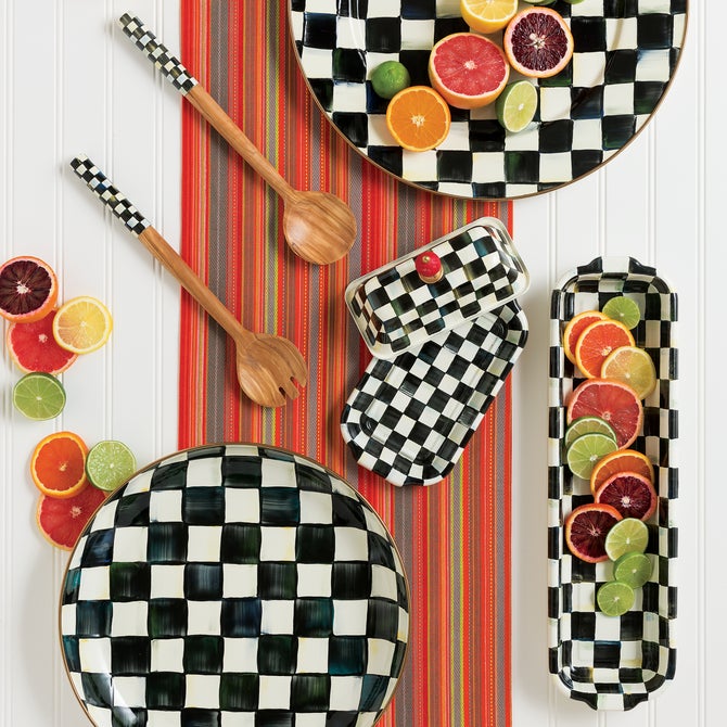 Courtly Check Serving Platter image number 8