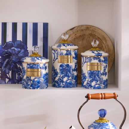 Royal English Garden Canisters, Set of 3