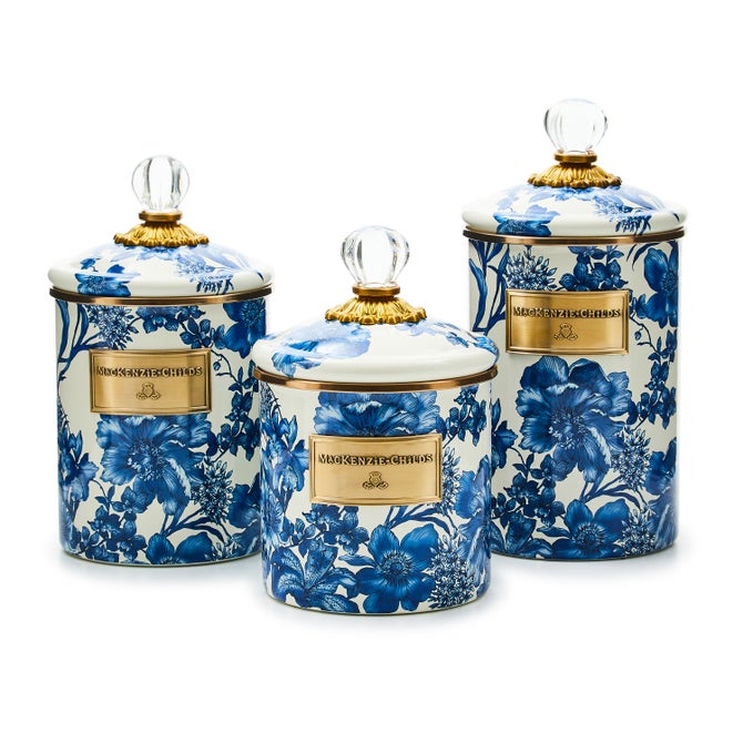 Royal English Garden Canisters, Set of 3 image number 0