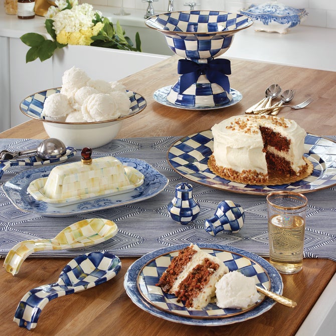 Royal Check Serving Bowl image number 1