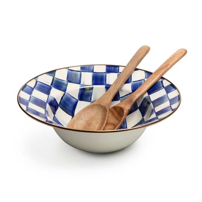Royal Check Salad Serving Set image number 0