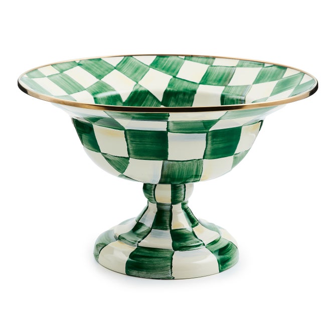 Emerald Check Large Compote image number 0