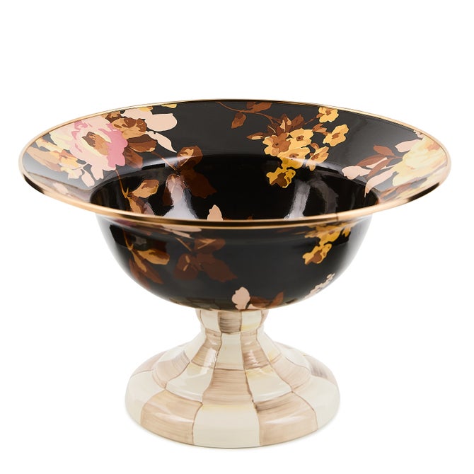 Wild Rose Brown Large Compote image number 0