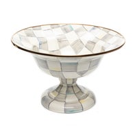 Sterling Check Large Compote