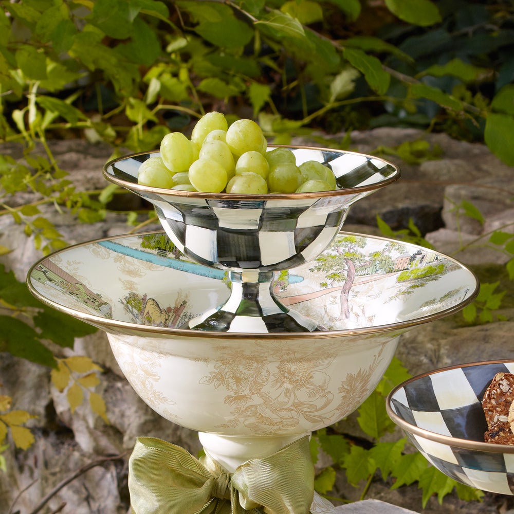 MacKenzie-Childs | Courtly Check Small Compote
