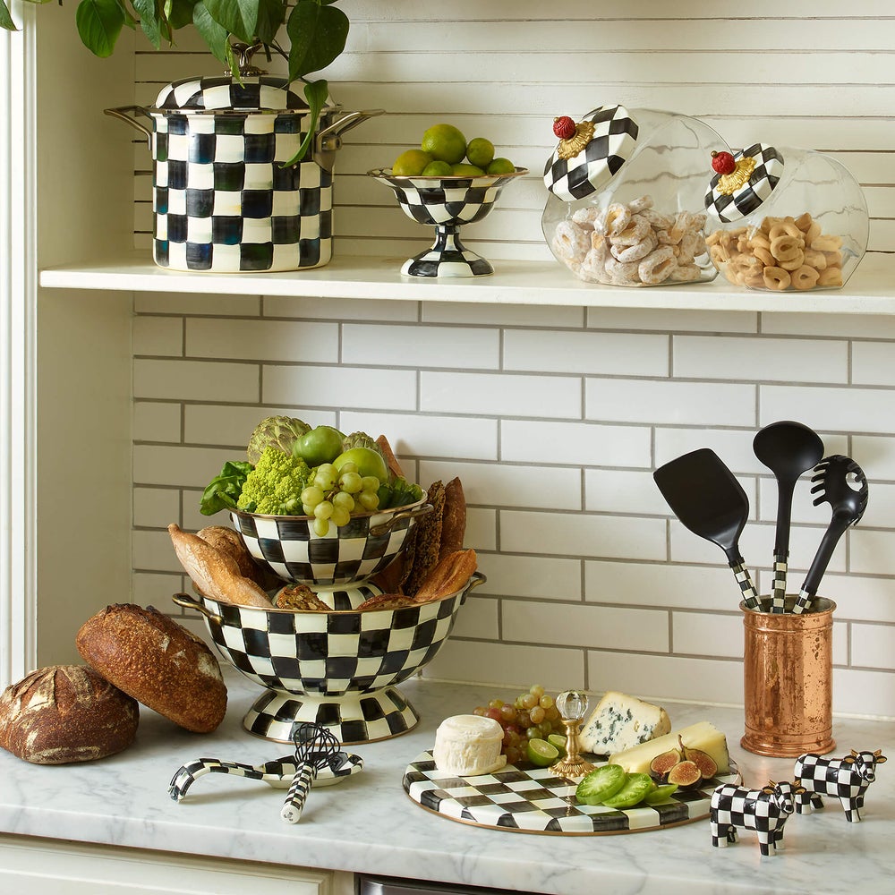 MacKenzie-Childs | Courtly Check Small Compote