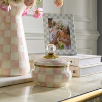 Rosy Check Squashed Pot