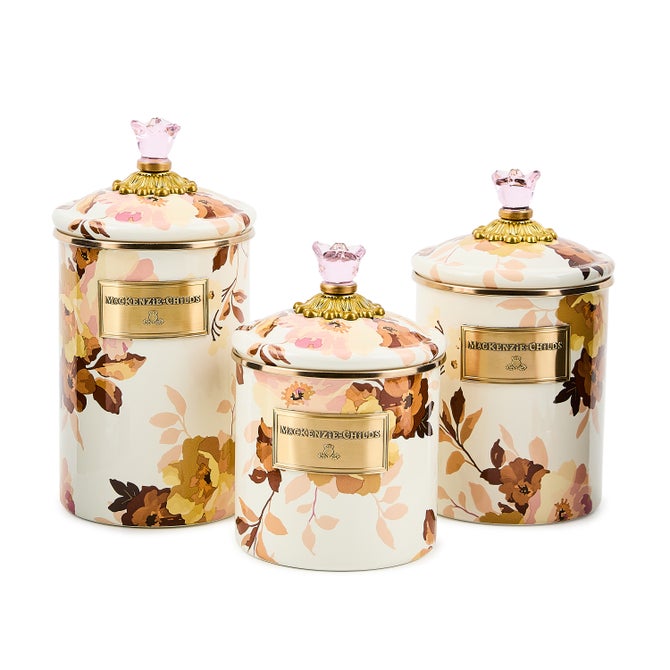 Wild Rose White Small Canister image number 2