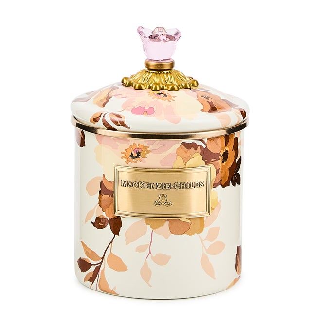 Wild Rose White Small Canister image number 0