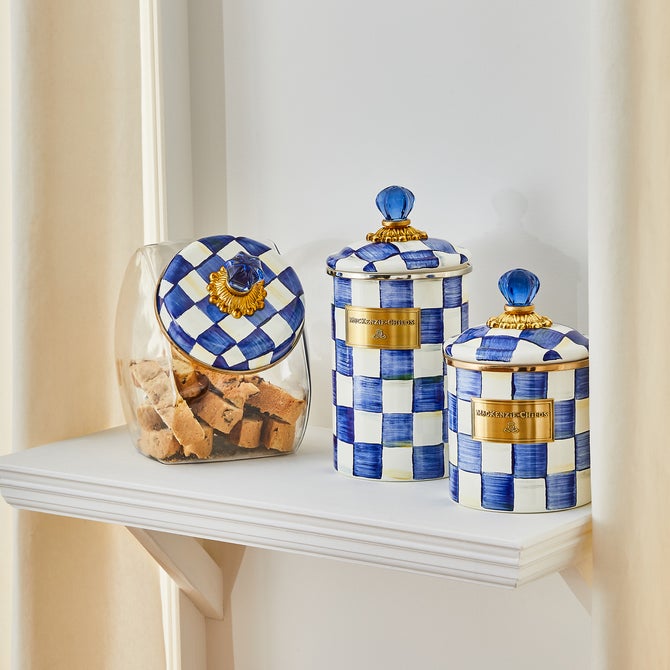 Royal Check Small Canister image number 2