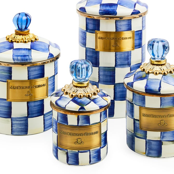 Royal Check Small Canister image number 7