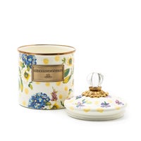 Wildflowers Yellow Small Canister