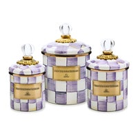 Violet Check Small Canister