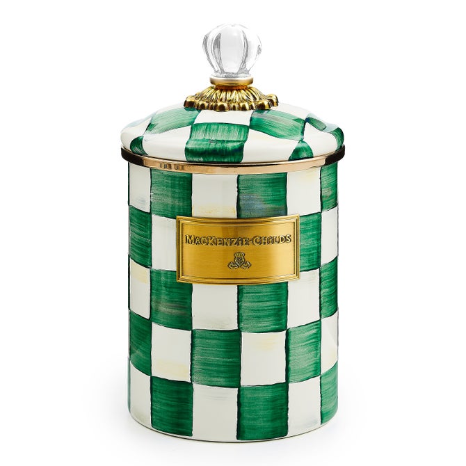 Emerald Check Medium Canister image number 0