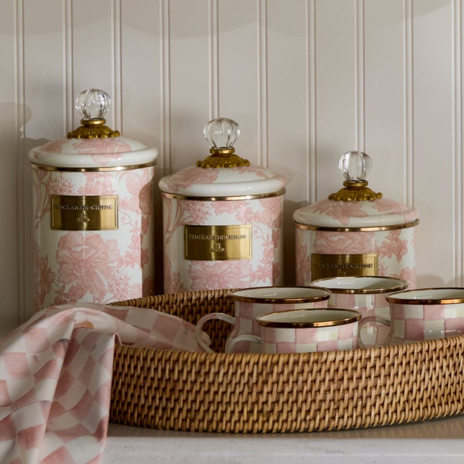 Rosy English Garden Medium Canister image number 3