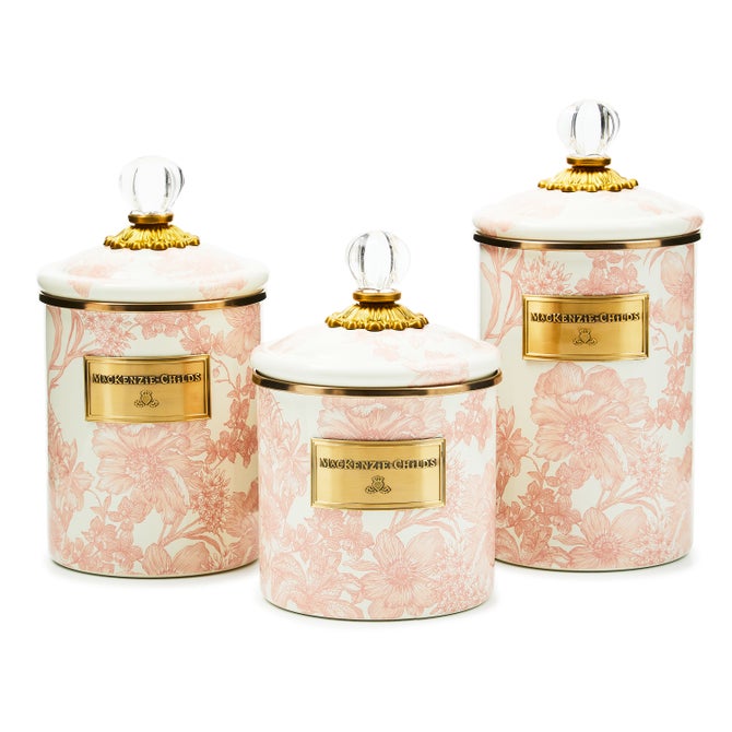 Rosy English Garden Medium Canister image number 2