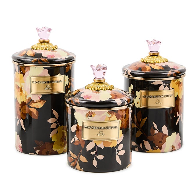 Wild Rose Brown Medium Canister image number 2
