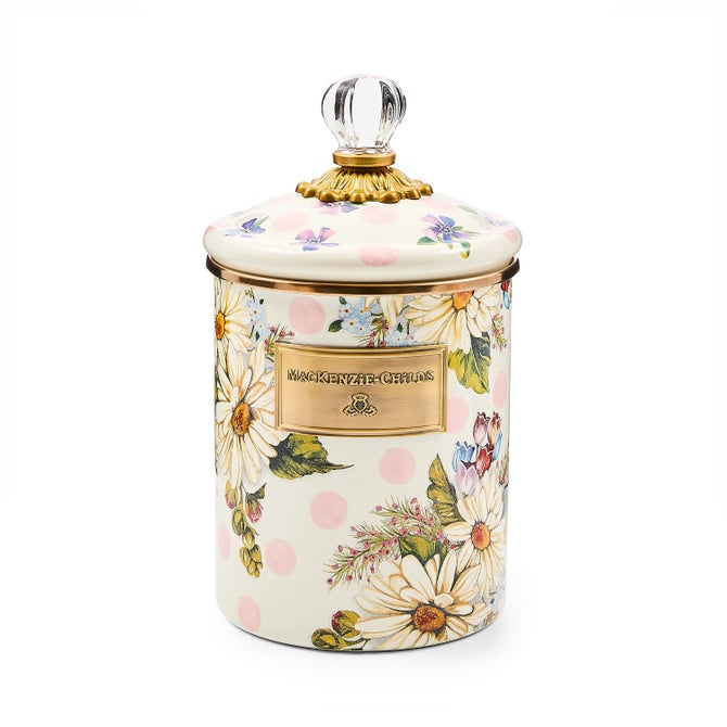 Wildflowers Pink Medium Canister image number 0