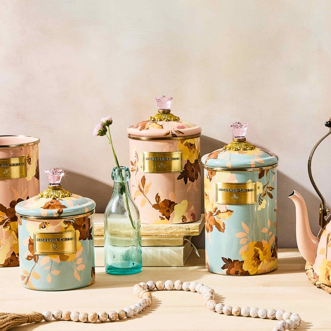 Wild Rose Mauve Medium Canister image number 1