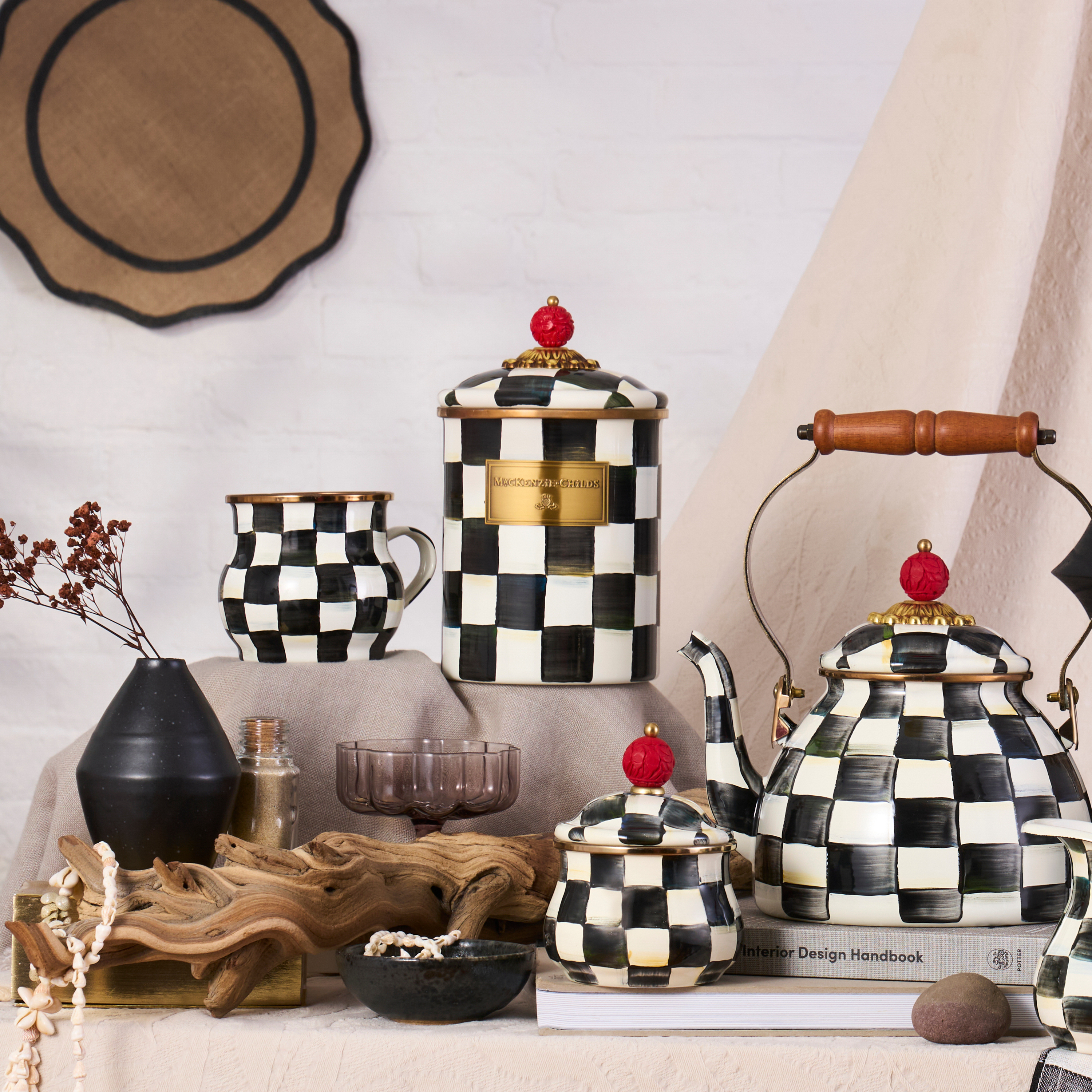 MacKenzie-Childs | Courtly Check Medium Canister