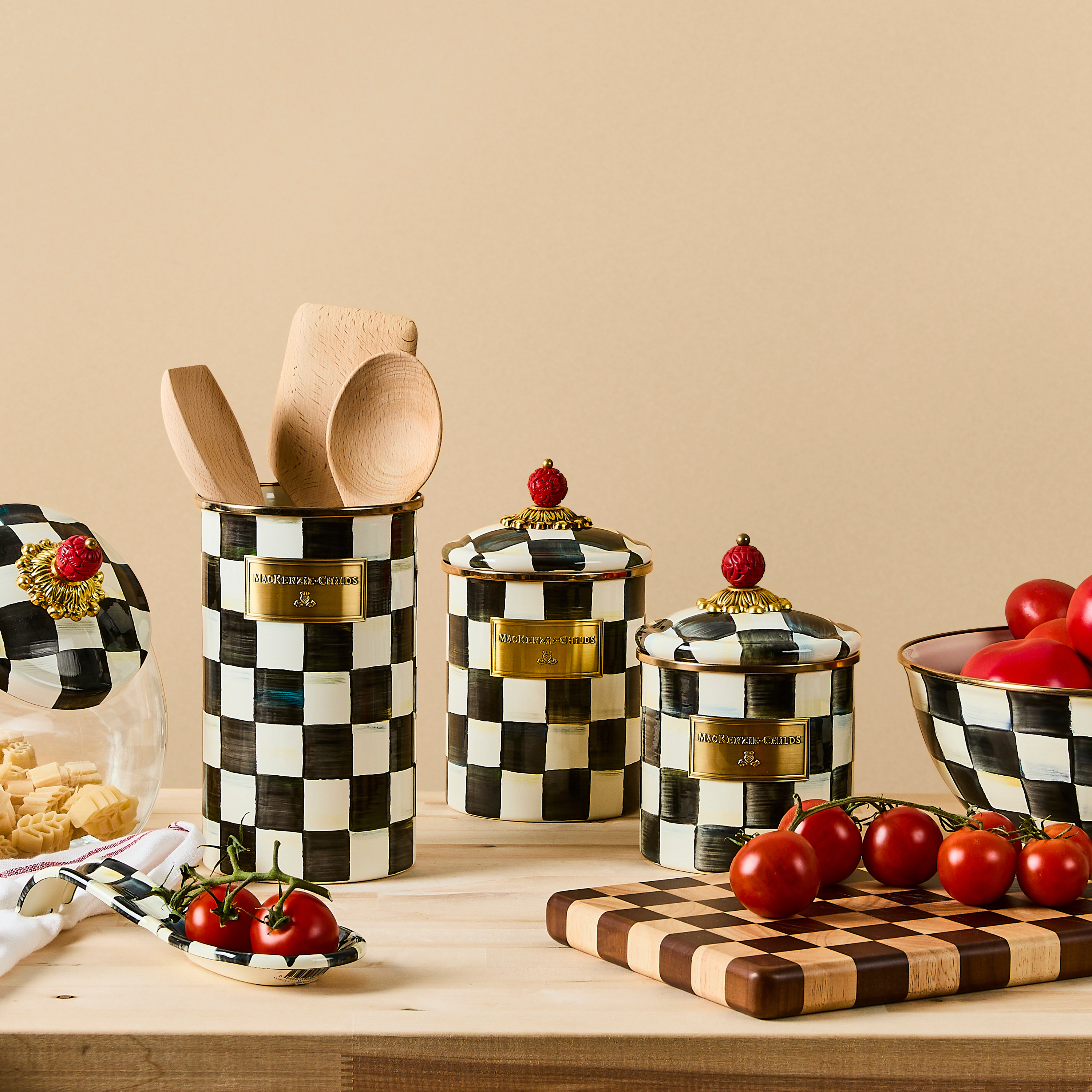 MacKenzie-Childs | Courtly Check Medium Canister