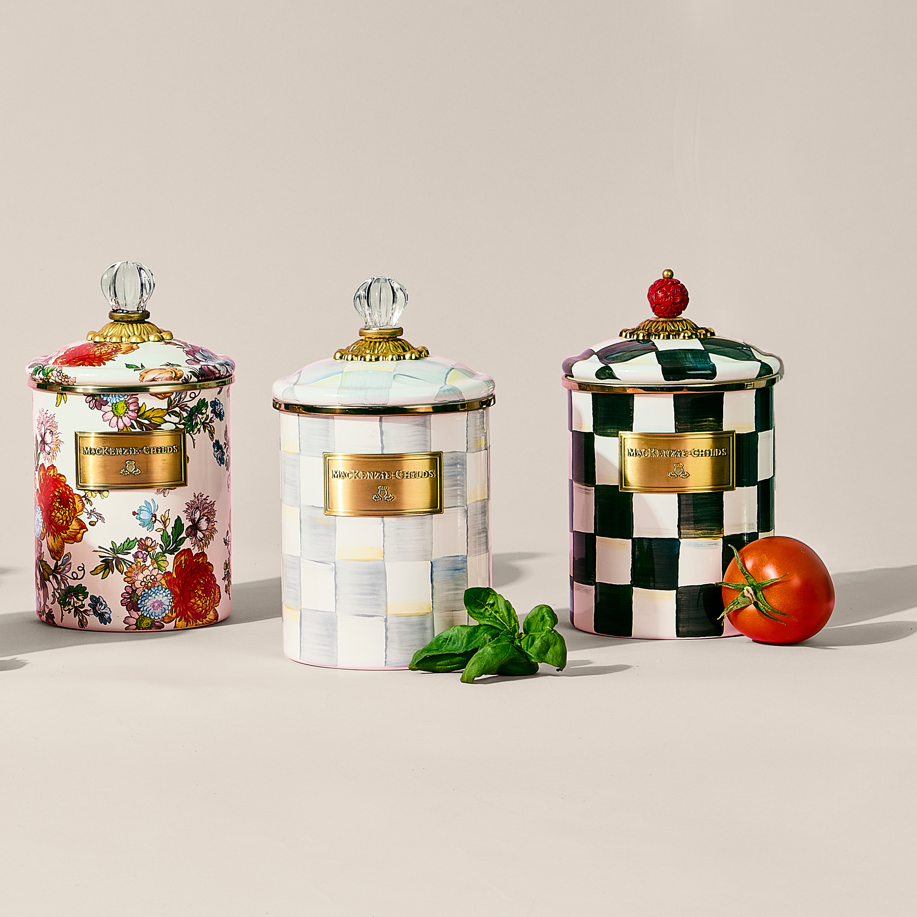 MacKenzie-Childs | Courtly Check Medium Canister