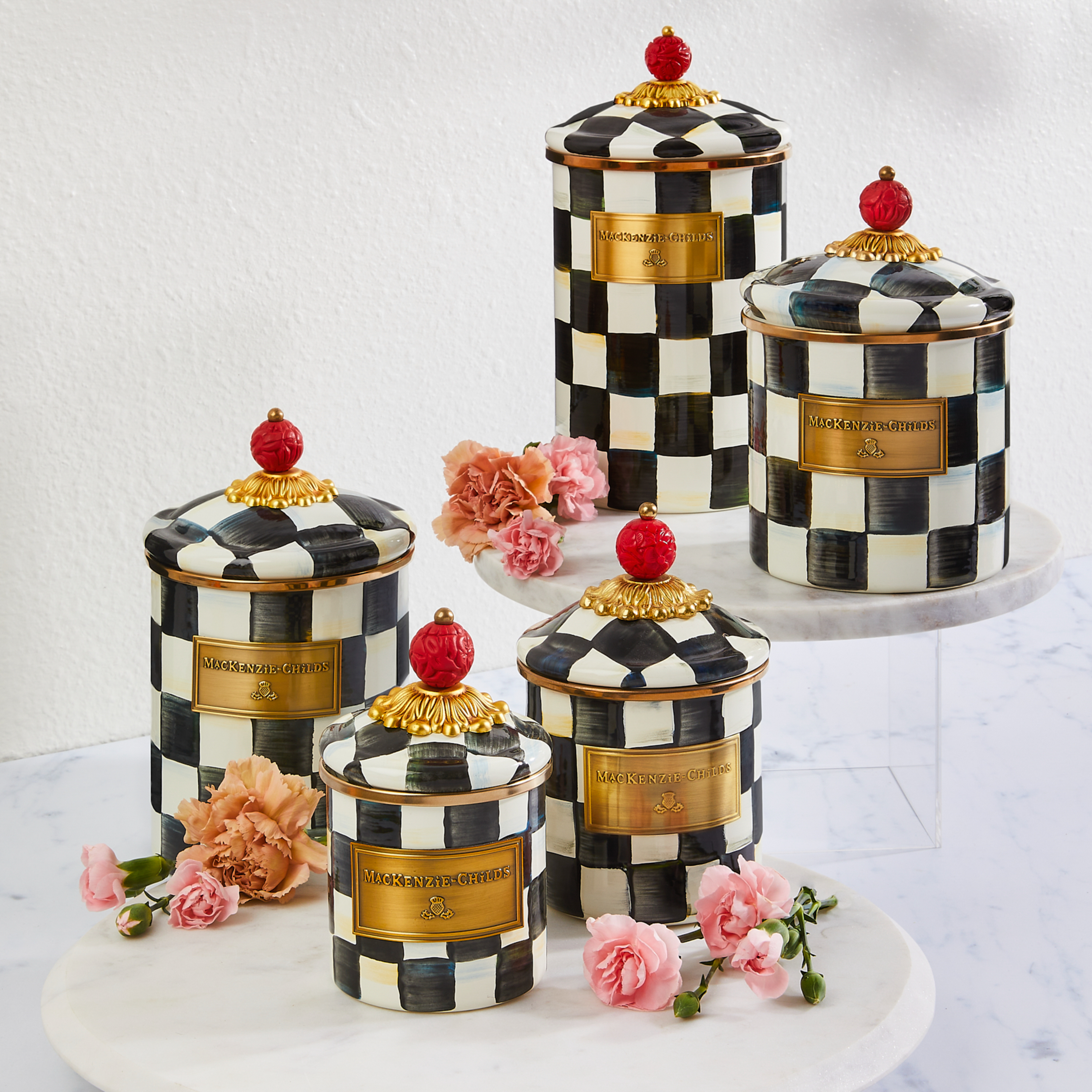MacKenzie-Childs | Courtly Check Medium Canister