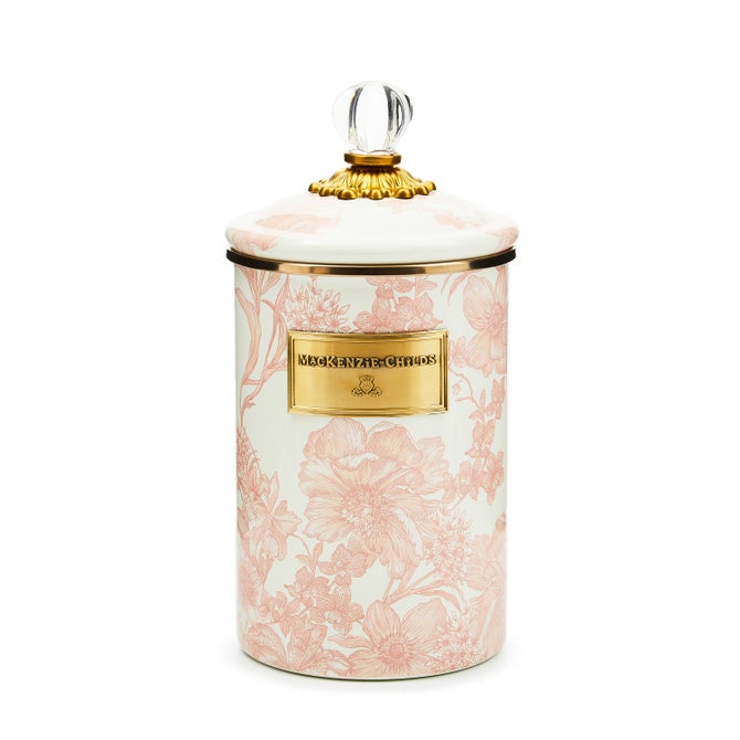 Rosy English Garden Large Canister image number 0
