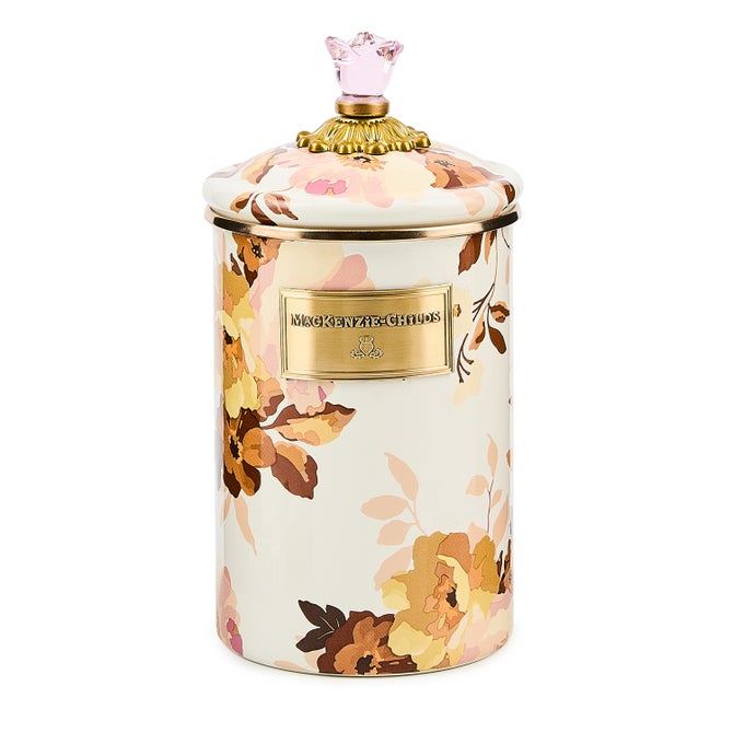 Wild Rose White Large Canister image number 0