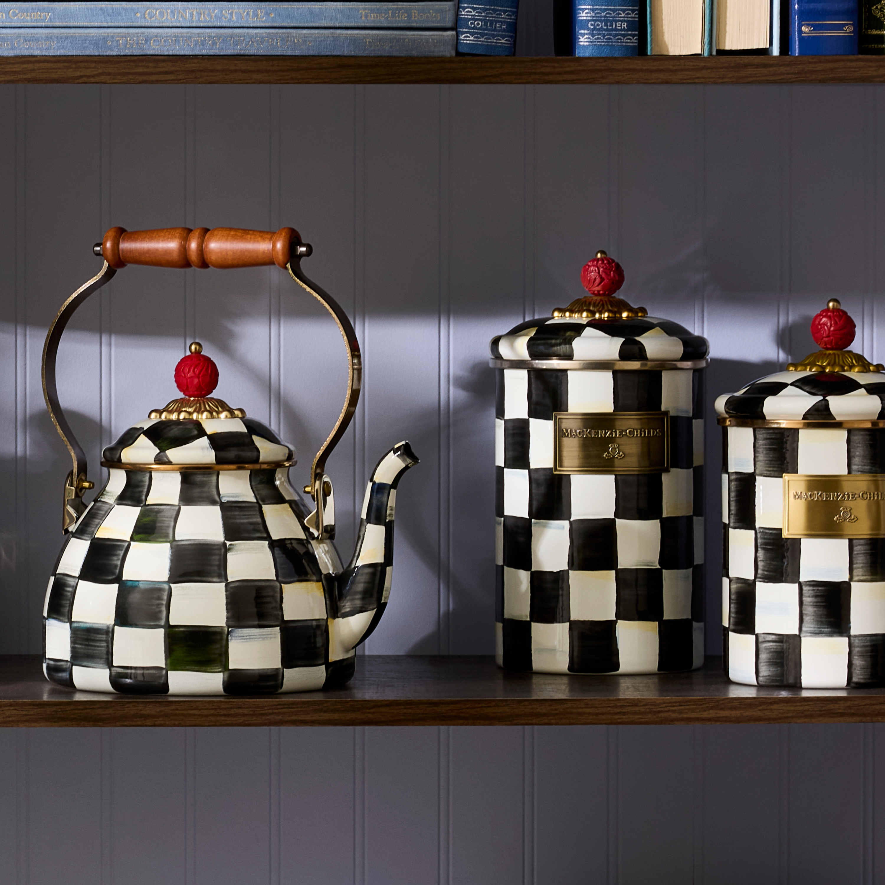 MacKenzie-Childs | Courtly Check Large Canister