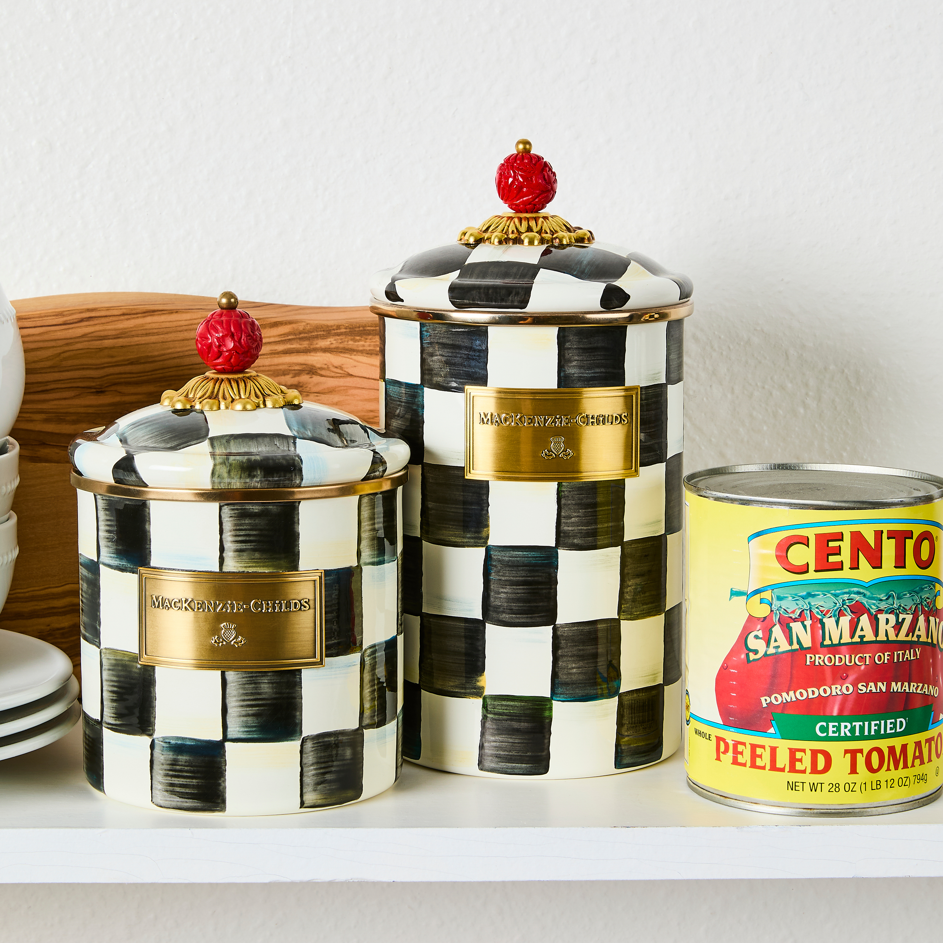 MacKenzie-Childs | Courtly Check Large Canister