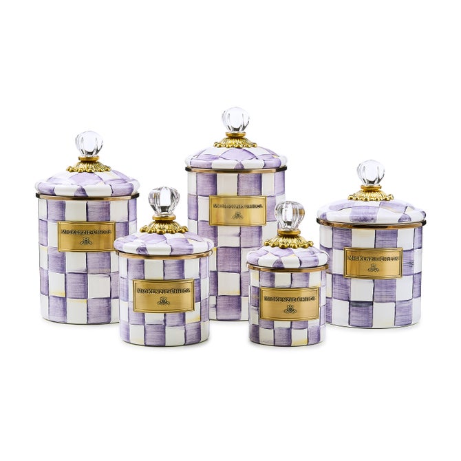 Violet Check Large Canister image number 2