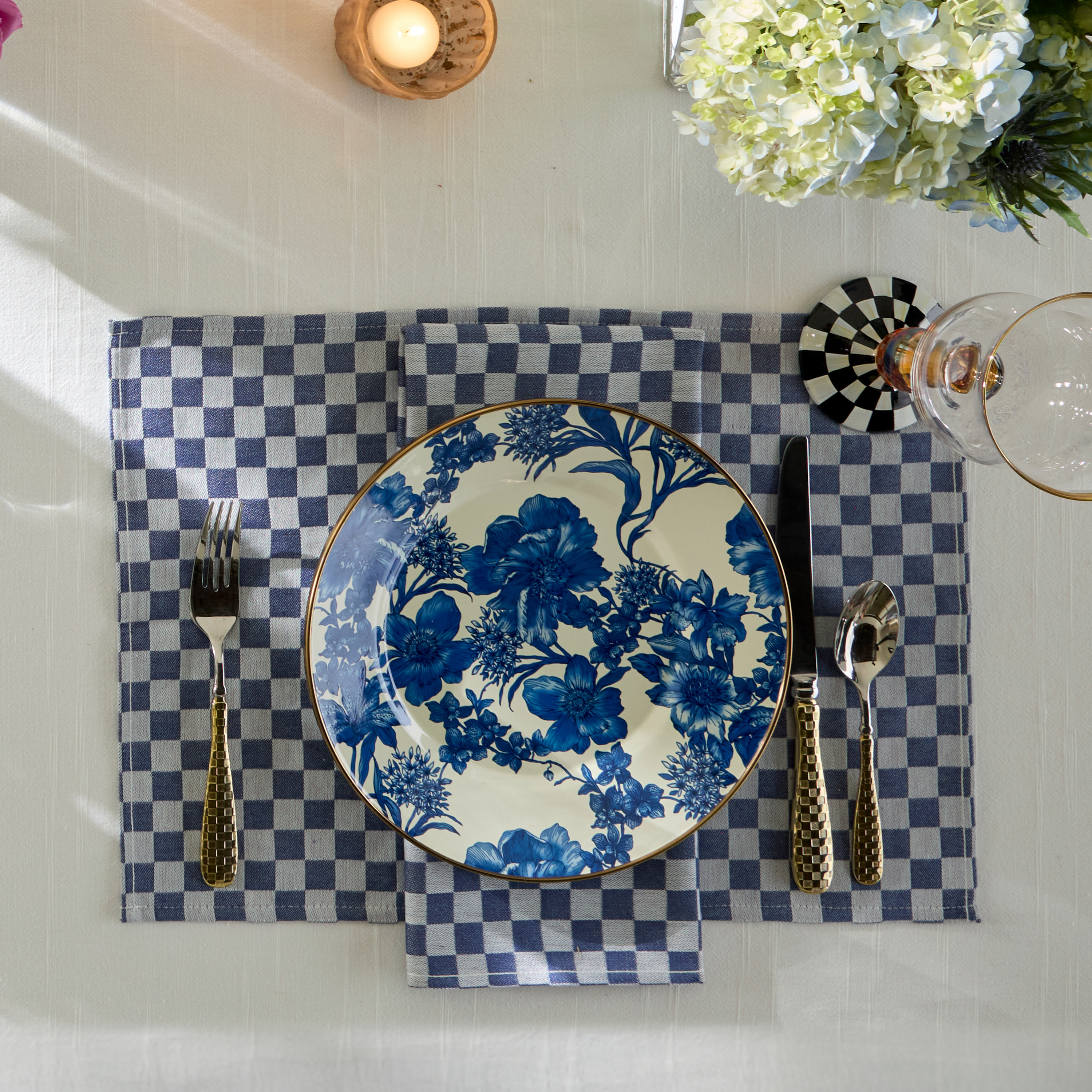 MacKenzie-Childs | Royal English Garden Enamel Dinner Plate