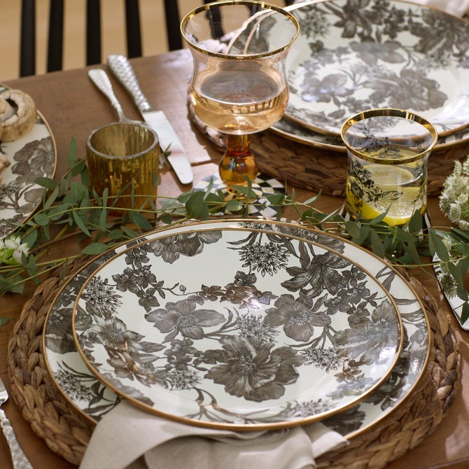 Sterling English Garden Enamel Dinner Plate, Set of 4 image number 2