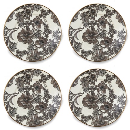 Sterling English Garden Enamel Dinner Plate, Set of 4