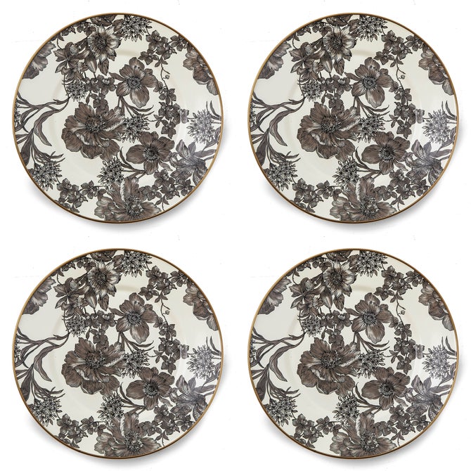 Sterling English Garden Enamel Dinner Plate, Set of 4 image number 0
