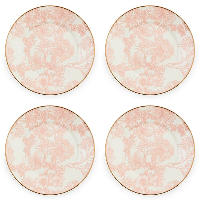 Rosy English Garden Dinner Plate, Set of 4 image number 0