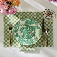 Emerald English Garden Dinner Plate
