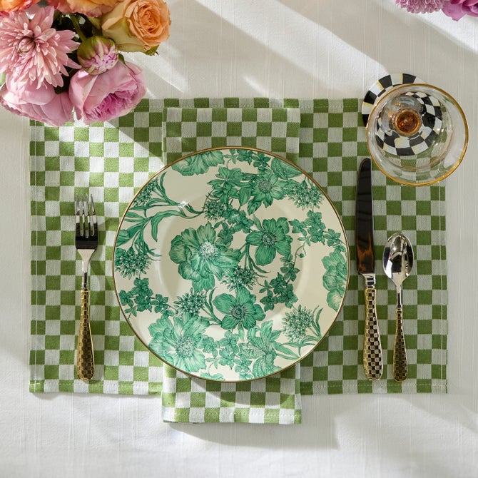 Emerald English Garden Dinner Plate image number 3