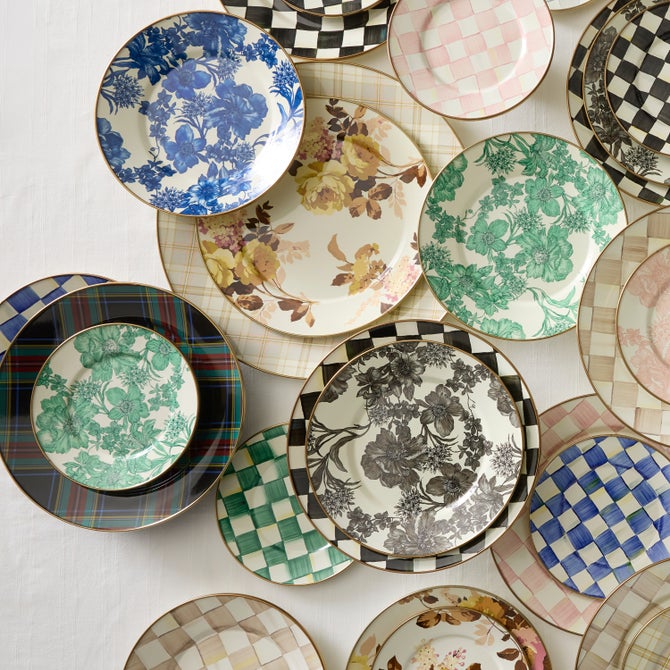 Emerald English Garden Dinner Plate image number 5